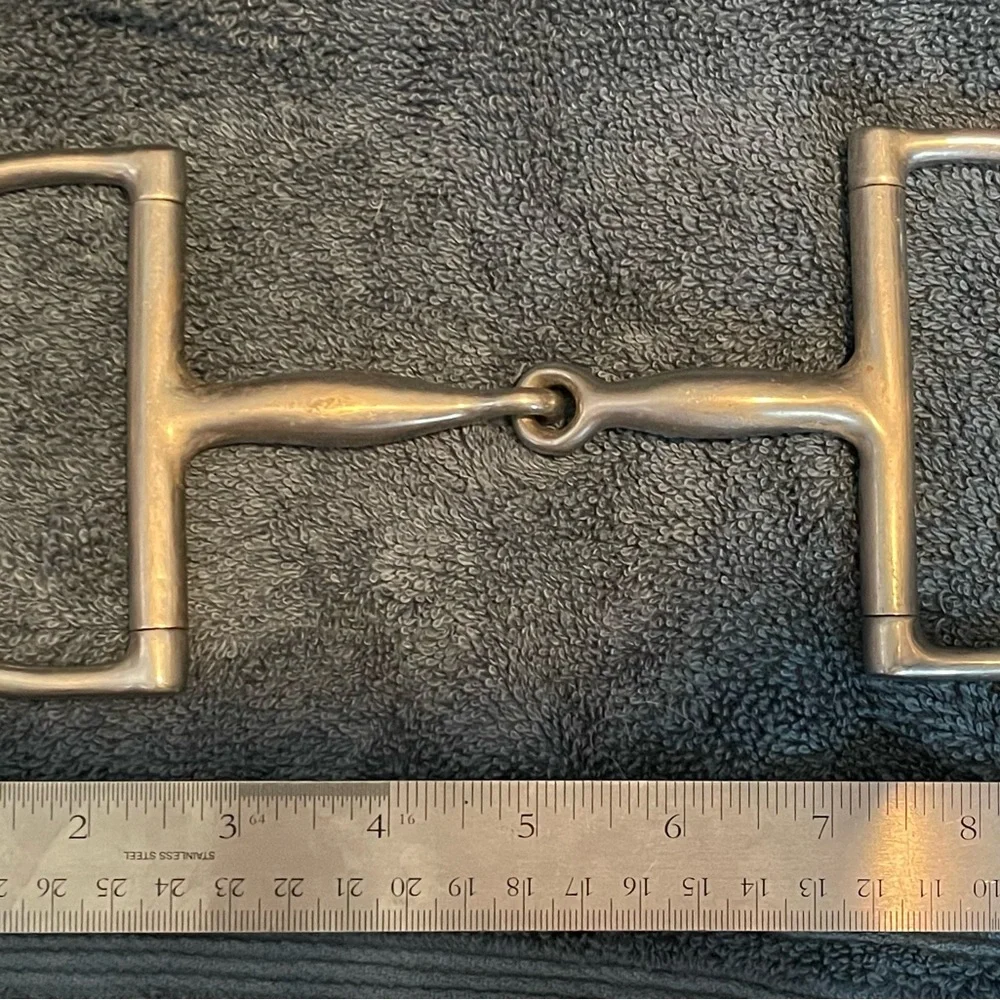 English riding D-Ring Snaffle Bit - Picture 2 of 3